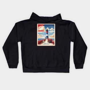 Nantucket Massachusetts United States of America Tourism Vintage Poster Kids Hoodie